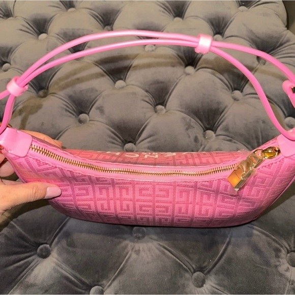 Givenchy Small Moon Cut Out Bag Bright Pink - Picture 8 of 12